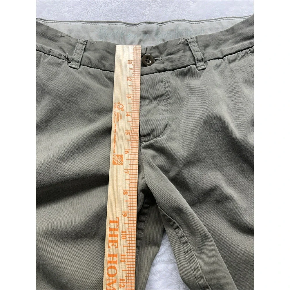 J.CREW Broken-in‎ boyfriend  Green chinos  City Style Soze 4 Rn77388